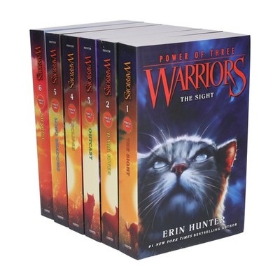Warrior Cats by Erin Hunter (Series 3) 6 Books Set- Ages 8-12 - Paperback