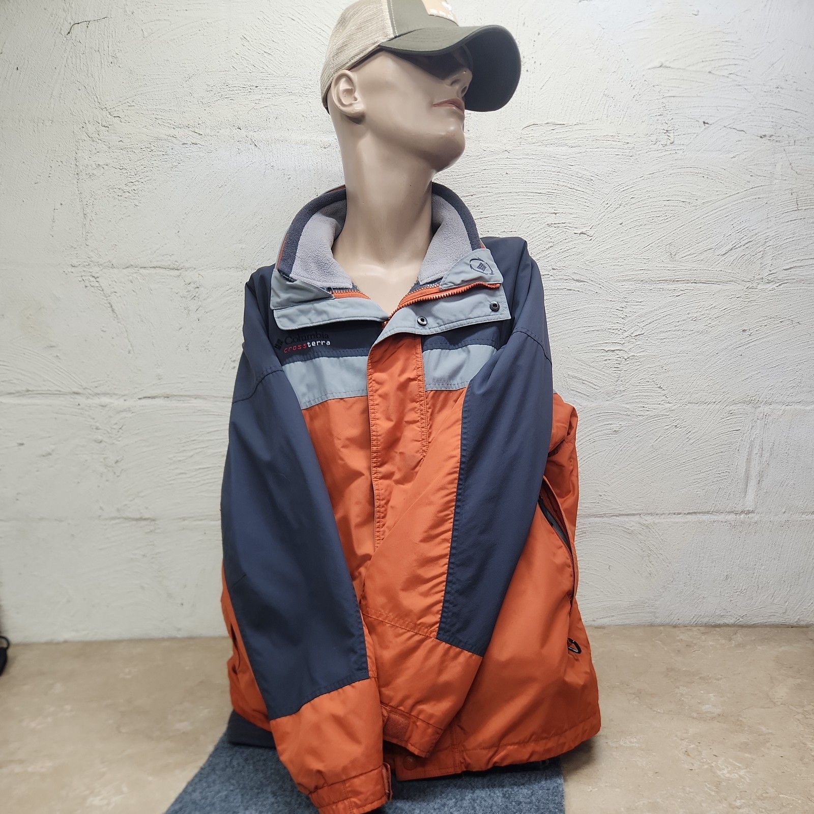 Columbia Sportswear Men's (L) Interchange Jacket Coat 3 In 1 Cross Terra Coat