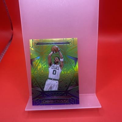 2024-25 Panini Obsidian - Jayson Tatum, Jayson Tatum #72 Electric Etch Caldera