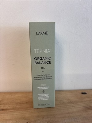 Lakme New Teknia Organic Balance Oil, 3.4 oz.