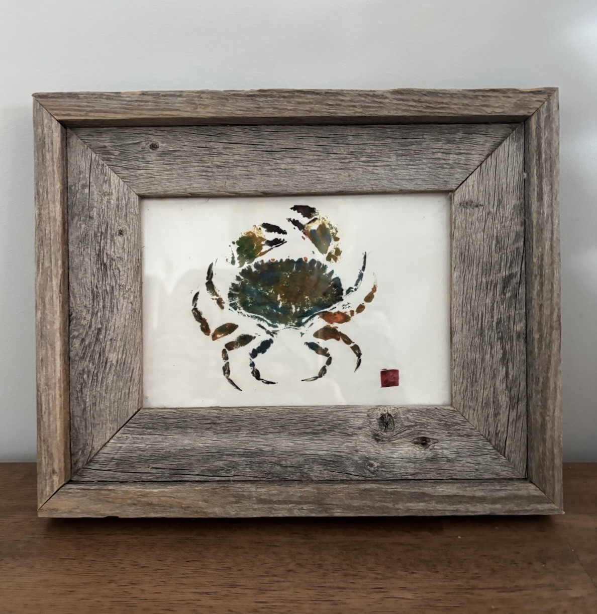 Gyotaku Crab Print By Joe Higgins Joe’s Fresh Fish Prints