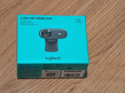 Logitech C310 720P/30FPS HD Webcam - Black SEALED NEW