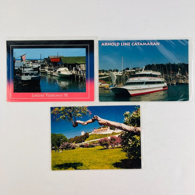 #ad Northern Michigan 3 Postcard Lot Post Card $14.99