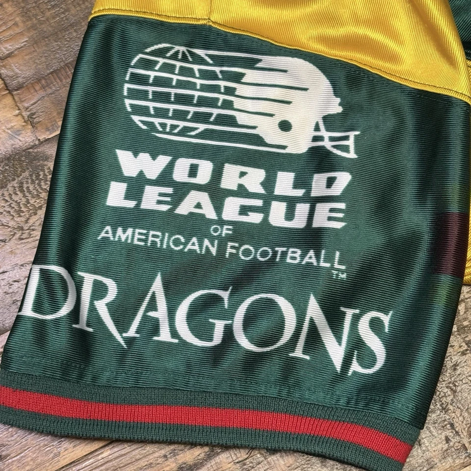 Camiseta deportiva gráfica de fútbol americano de colección de los 90 Nuez moscada Barcelona Dragons NFL Europa para hombre talla L Foto 4 de 4