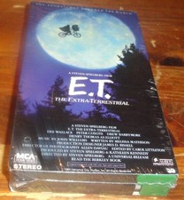 NEW SEALED E.T. ET The Extra Terrestrial VHS Rare Green and Black Tape Spielberg
