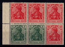 Deutsches Reich HBl. 27 af A 0 postfrisch Attest Ochsner BPP, einwandfrei #DGU55