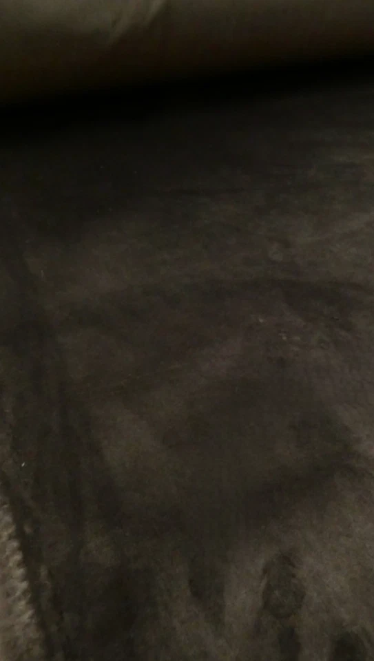 SMOOTH CHOCOLATE  Velvet Fabric Cushion Upholstery - 10 metres - Image 2 of 3