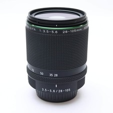 Pentax HD D FA 28-105mm F/3.5-5.6 ED DC WR Pentax K mount -Near Mint- 235