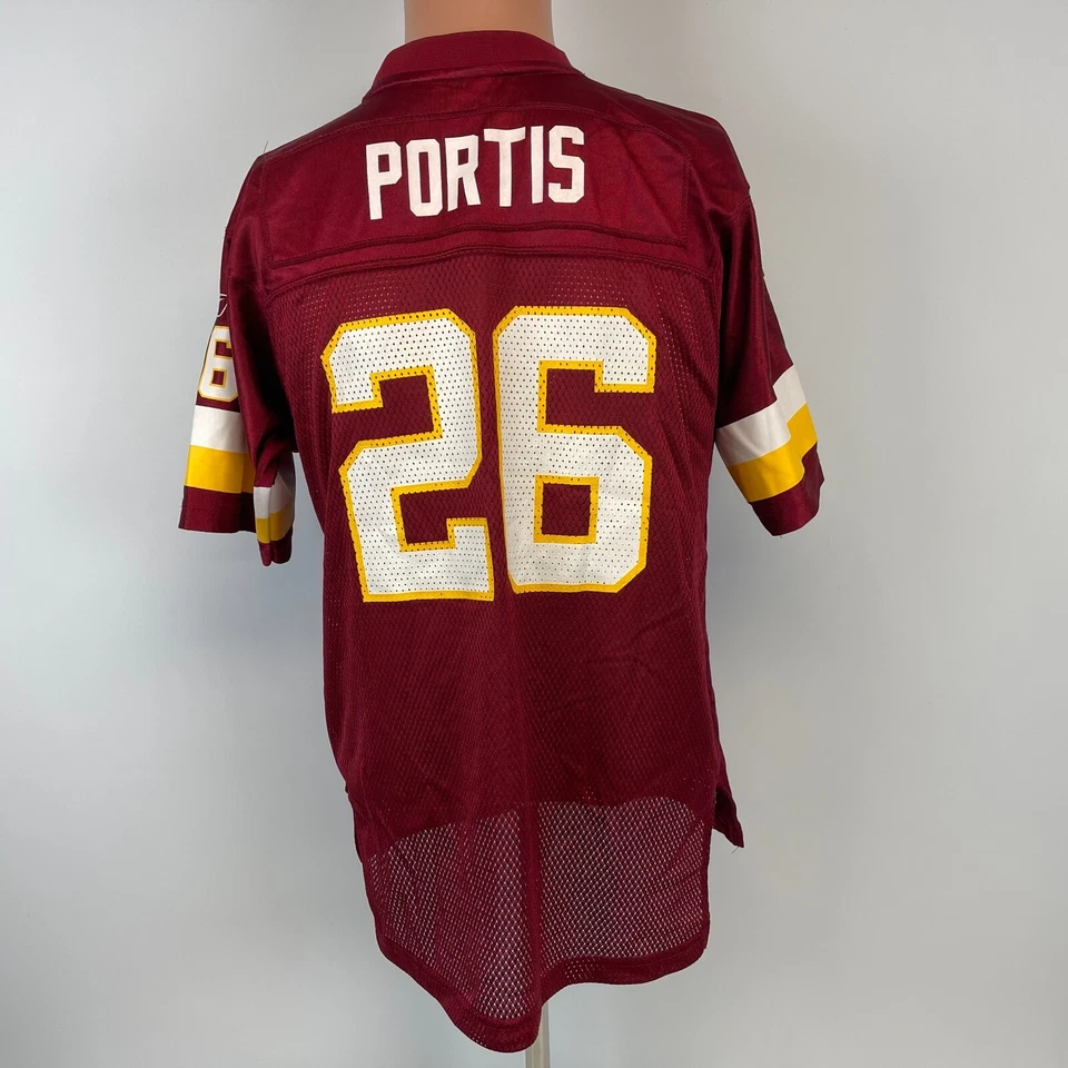 Camiseta Reebok Clinton Portis Washington Redskins local NFL juvenil talla L Foto 2 de 4