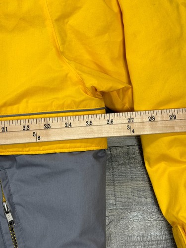 Vintage Mighty Mac Jacket Mens 42 Yellow Norsac Goose Down Outdoor Full Zip Coat - Picture 7 of 24