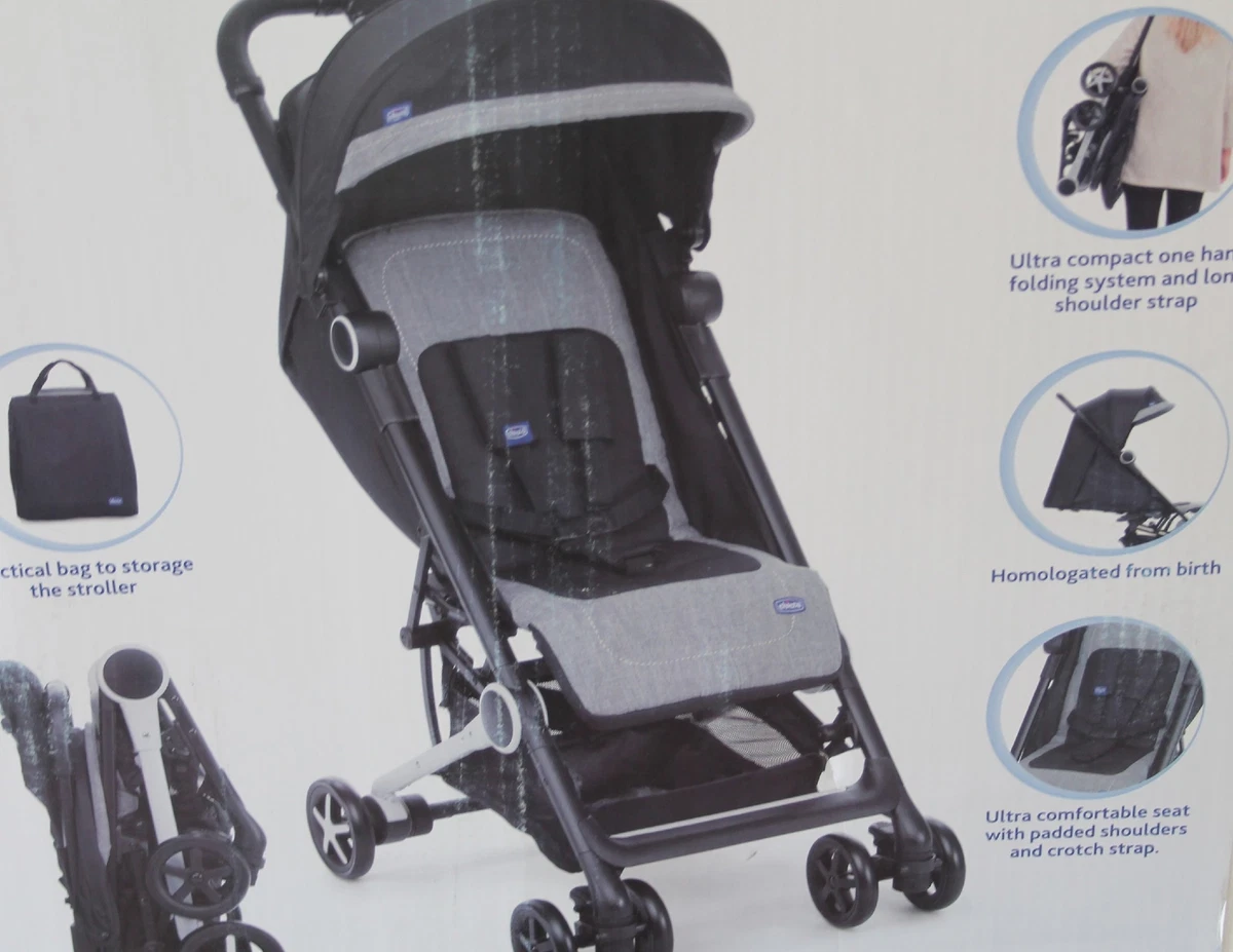 Chicco Miinimo Black Night Buggy Stroller Sport Stroller