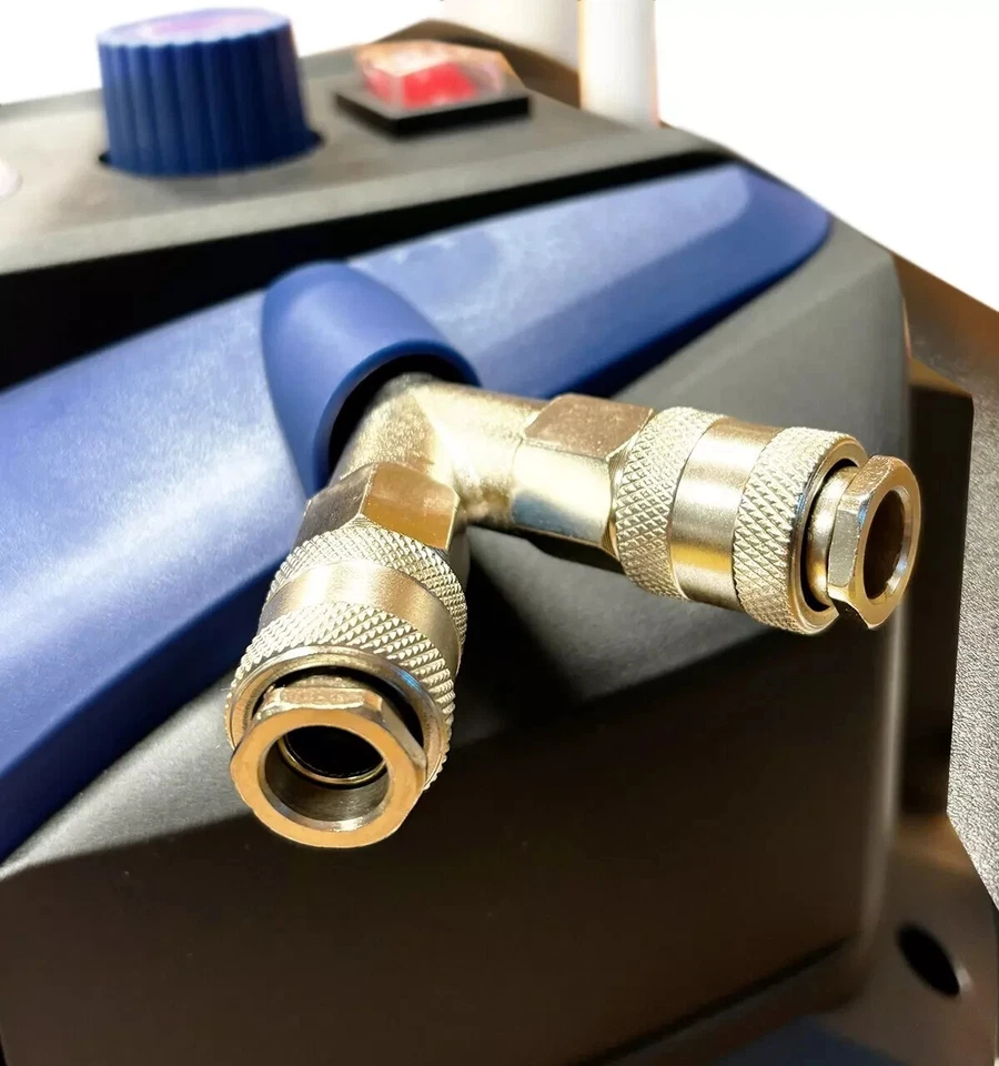 Compresor de aire vertical de 50 litros - Sin aceite 2 HP | 10 bar (145 PSI) | Resistente Foto 4 de 4