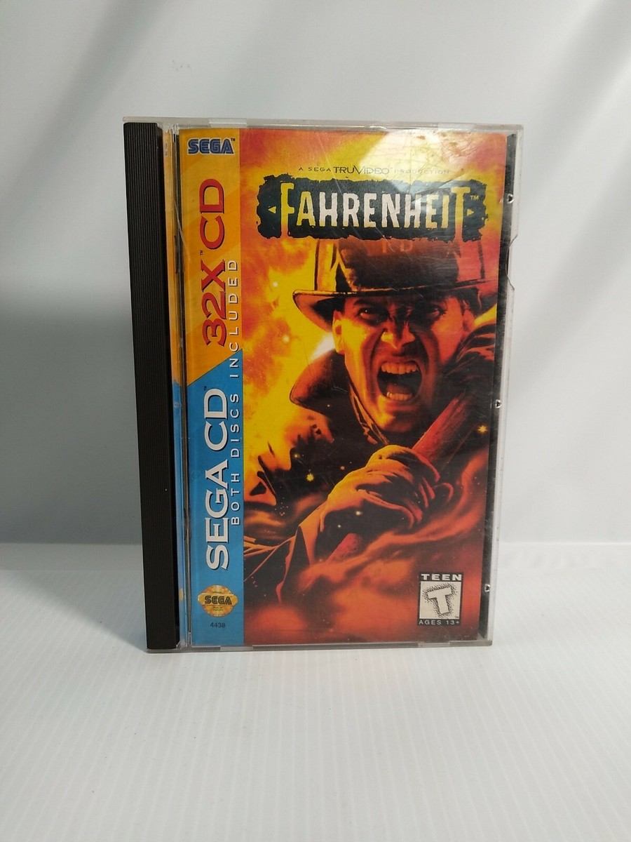 Fahrenheit (Sega CD / 32x CD) Complete CIB with manual - 2