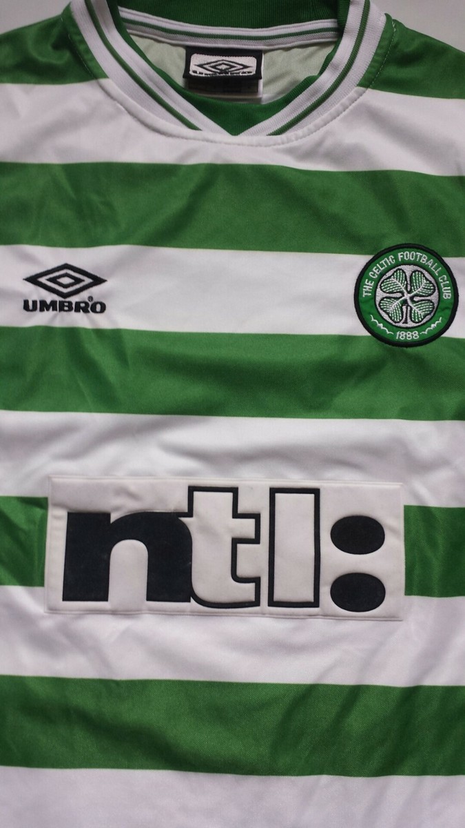 Celtic FC Umbro シャツ vintage celtic jersey umbro shirt kit striped white green