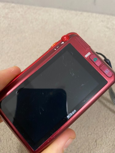 Nikon COOLPIX S6400 Blue 16.0MP Compact Digital Camera Red w/ Battery + Charger - Picture 10 of 11