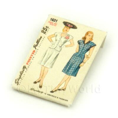 Puppenhaus Miniatur Simplicity Kleid Muster Paket
