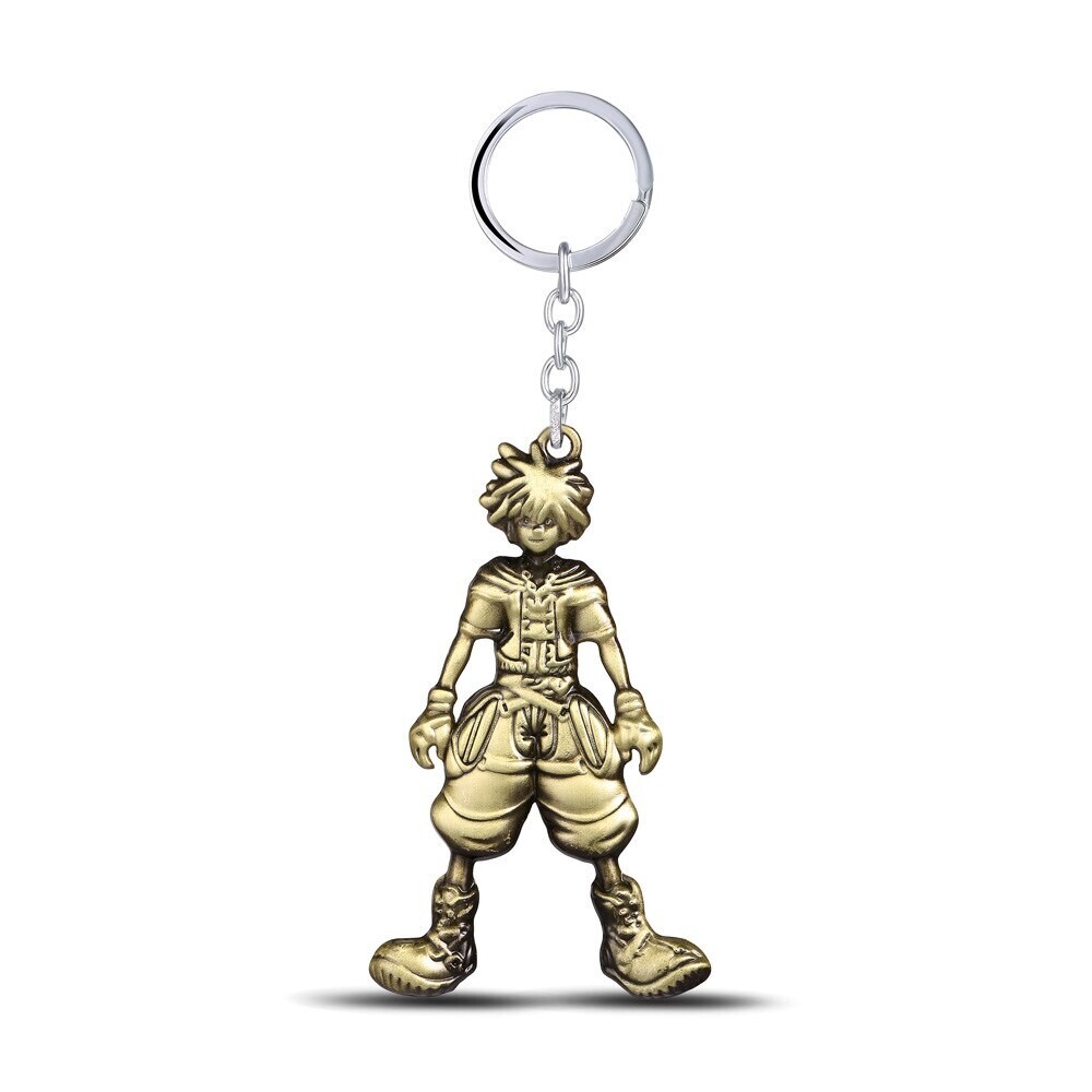 Sora k Disney Kingdom Hearts Game SORA Bronze Metal Charm Bag Backpack