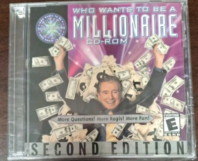 Who Wants to Be a Millionaire CD-ROM: 2nd Edition (PC, 2000) NEW & SEALED!!