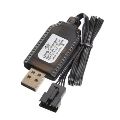 7,4 V 18650 Lithiumbatterie USB-Ladekabel (SM-4P)