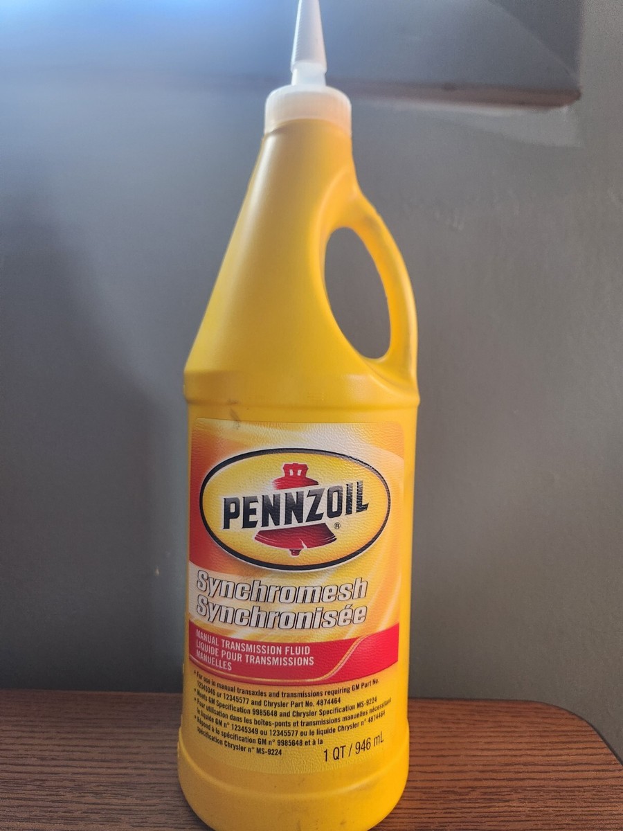 PENNZOIL Synchromesh マニュアルトランスミッションフルード 車 PENNZOIL Synchromeshマニュアルトランスミッションフルード3本