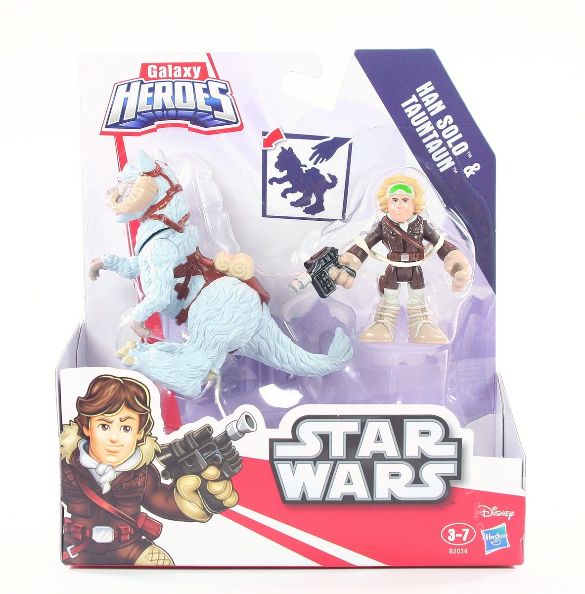 STAR WARS Galaxy Heroes HAN SOLO & TAUNTAUN playset Hoth