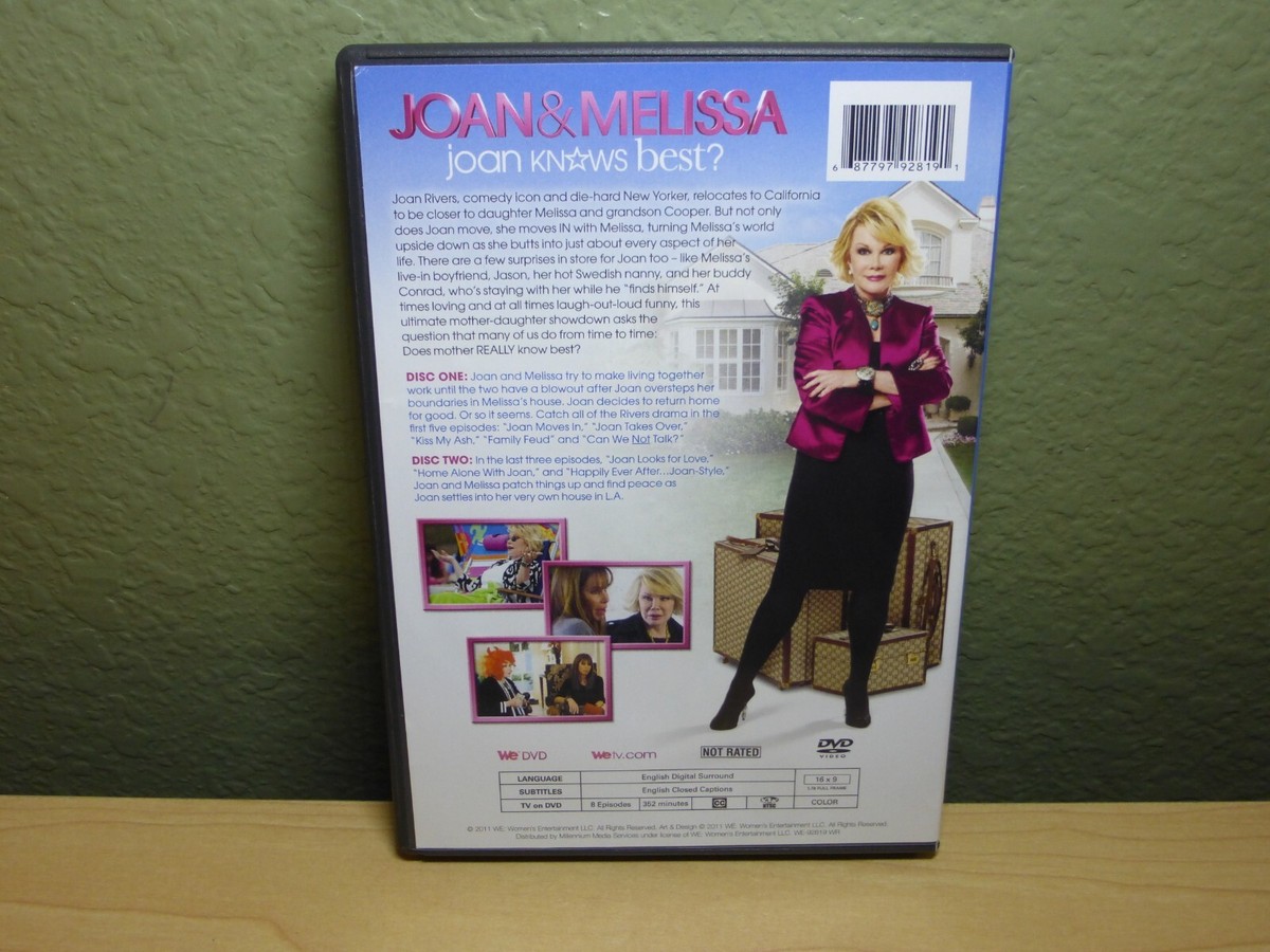 Joan & Melissa Rivers Joan Knows Best The First Season 1 DVD