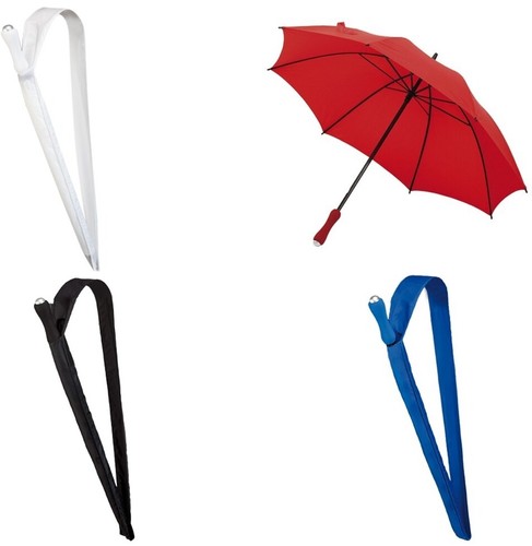 Paraguas Ø105 bandolera con asa,varillas de metal,cierre velcro | eBay