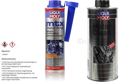 Original LIQUI MOLY Set mtx Vergaser Reiniger und Motor Clean