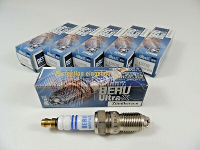 6x Spark Plug BERU UXK56 for RENAULT ALPINE A310 V6 2.7L 2.9L GT 1976-1990