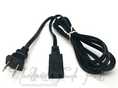 Sun Bird 2-Pin Power Cord 004-2 Studer Revox Roland Korg Keyboard Reel to Reel +
