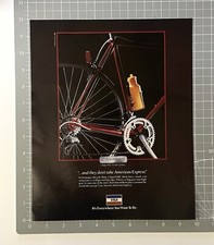 Vintage Visa Card 1990 Print Ad Original 90’s Performance Bicycle Advertisement