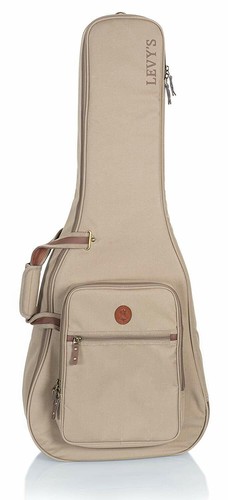 Levy's - LVYCLASSICGB200 - Levy’s Deluxe Lightweight Gig Bag for Bass Guit - Tan - Picture 2 of 11