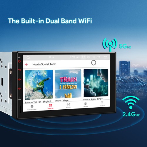 Double Din 7" Android 13 8-Core 8G+256G Car Play Stereo Head Unit GPS Radio DAB+ - Picture 18 of 22