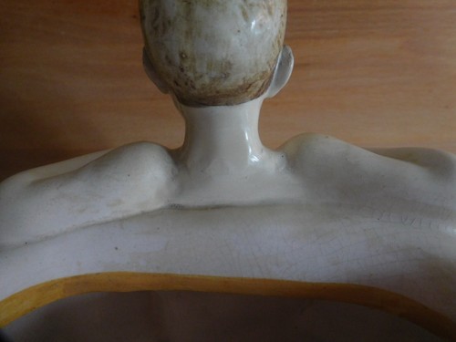 RARE AUSTRIAN ART NOUVEAU ERNST WAHLISS AMPHORA FIGURAL VASE - Picture 16 of 21