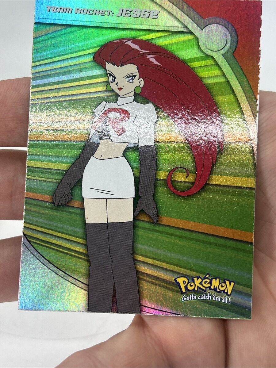 Team Rocket Jesse HV2 Rainbow Holo Pokemon Topps Series 2 Team Rocket Jesse HV2 Rainbow Holo Pokemon Topps Series 2