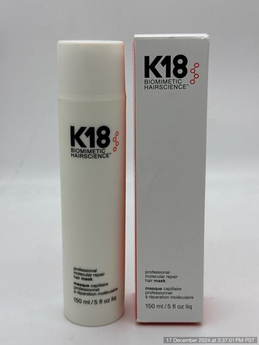 K18 Professional Molecular Repair Hair Mask 5 oz - Leave-In Treatment for Damage - Picture 7 of 8
