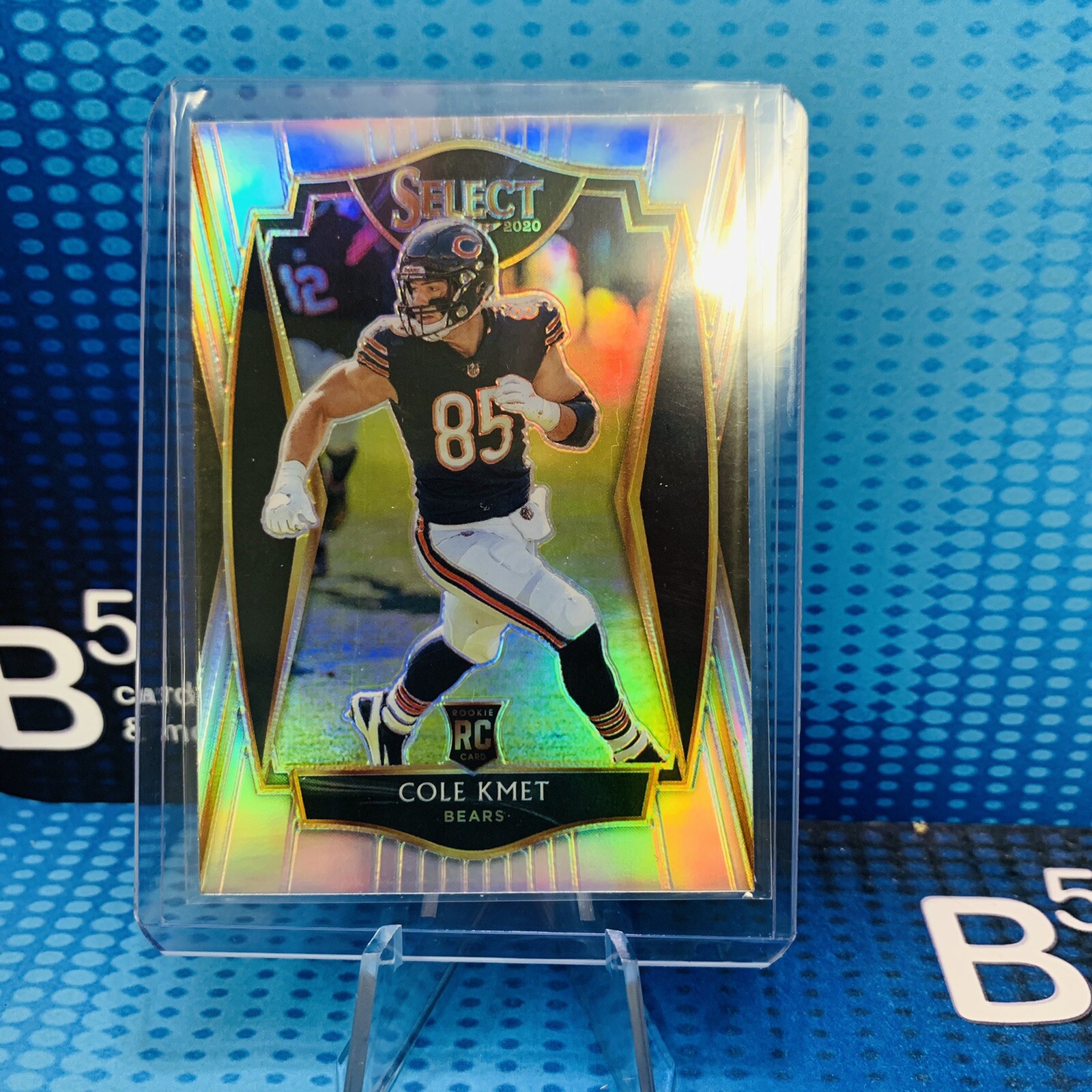 2020 Panini Select Premier Level Silver Prizm #174 Cole Kmet Rookie RC