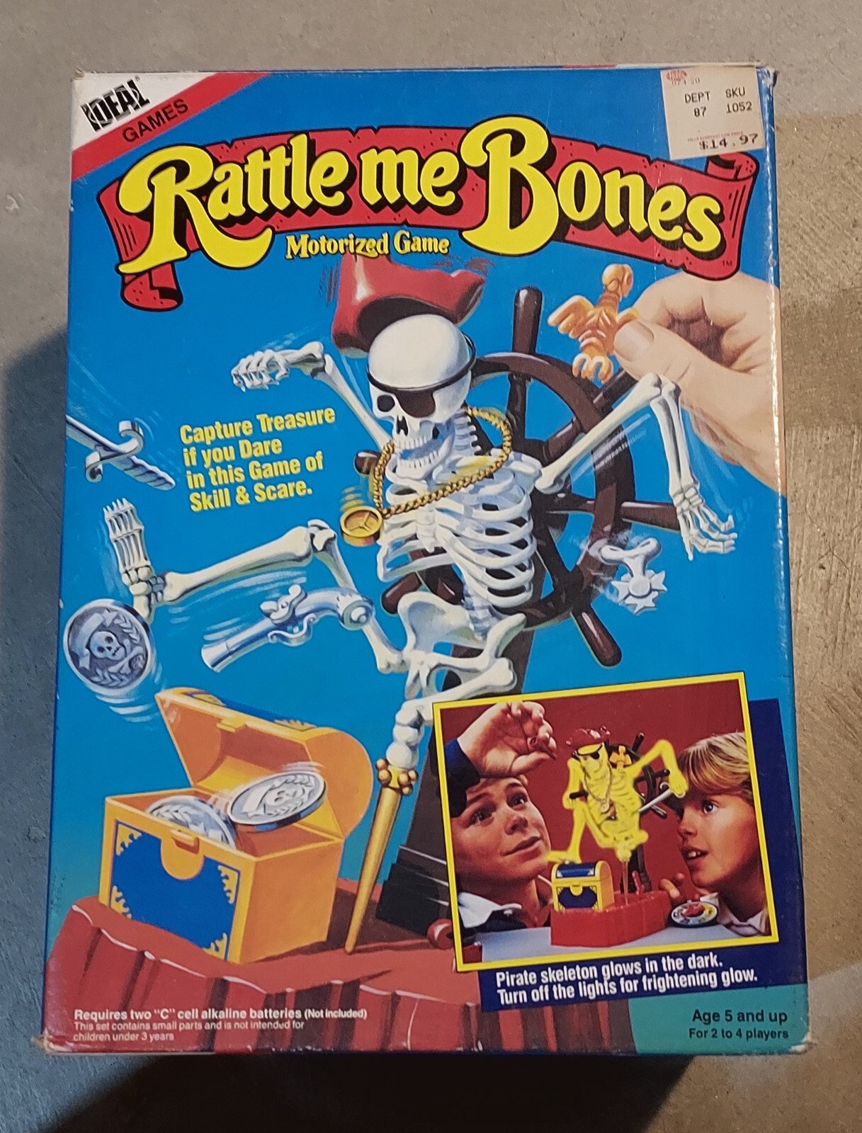 Vintage 1989 RATTLE ME BONES Game by Tyco / Ideal For Parts/Repair Motor Works eBay
