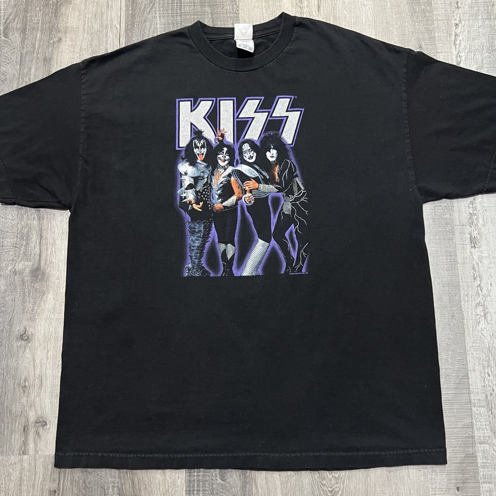 T-shirt Kiss Army Gene Simmons Vintage - Coton Ringspun - Taille XL - Occasion Très Bon état