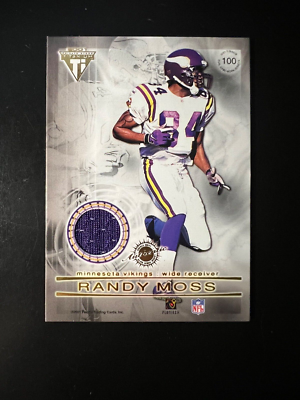 2001 Titanium Double Sided Jerseys #100 Daunte Culpepper Randy