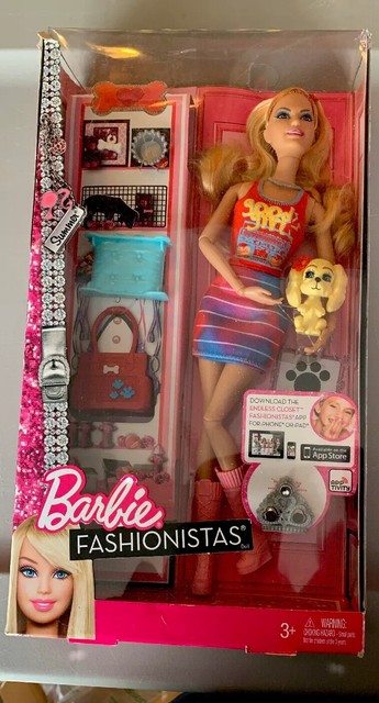 Barbie Fashionistas Summer Doll And Pet For Sale Online Ebay