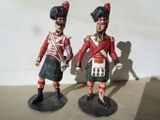Tradition Stadden, Napoleonic highland Regiment lot of 2, well painted 90mm lead