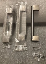 3 Pack) Probrico 5” Hole Centers Satin Nickel Modern Kitchen Cabinet