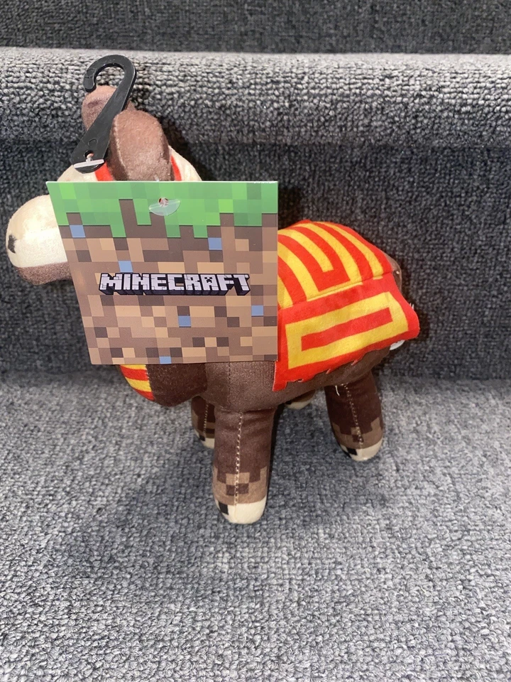 Mojang Minecraft Pixelated Llama Plush 9” With Tags Toy Factory Game Figure Doll - Image 2 of 4