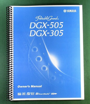 Yamaha DGX-505 DGX 305 Instruction Manual: 112 Pages & Protective