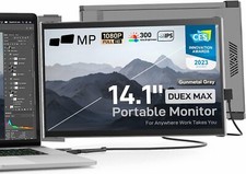 Mobile Pixels MPDUEXMAXGY-RB Duex Max 14.1" Monitor Grey