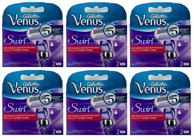 Gillette Venus Swirl Refill Blade Cartridges, 12 Count