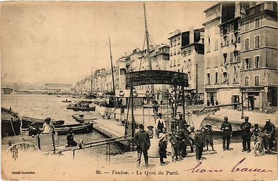 CPA 83 TOULON - Vue Générale des Quais - FR