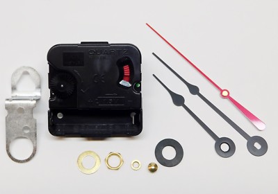 Takane Clock Movement Quartz Battery Medium Shaft 3/8'' Thick Dial SPADE HANDS