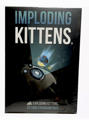 Imploding Kittens: 20 Card Expansion Pack For Exploding Kittens NEW Sealed